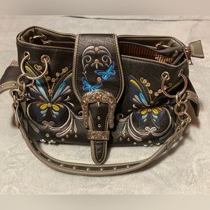 Large Embroidered Purse